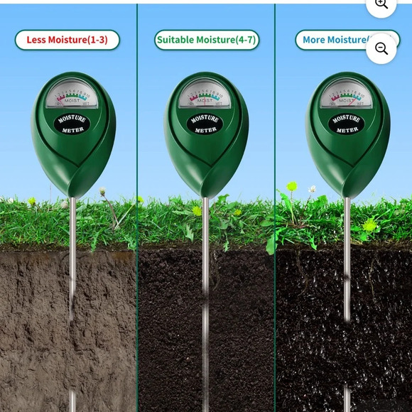 10.23" Soil Moisture MeterbEssential Water Monitor for Indoor &Outdoor Gardening - Picture 2 of 4